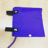 Rope Pouch with Purple rope sticking out