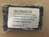 Small 1 inch repair kit package showing the net and label
